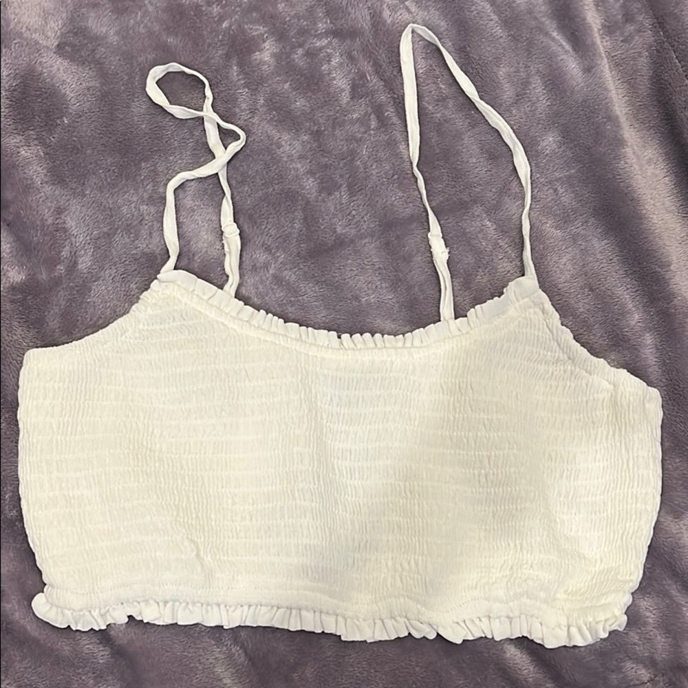 White crop tank